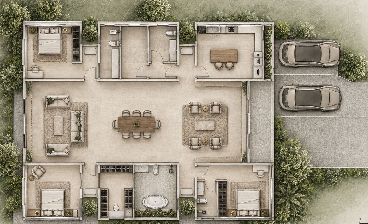 Type B floor plan