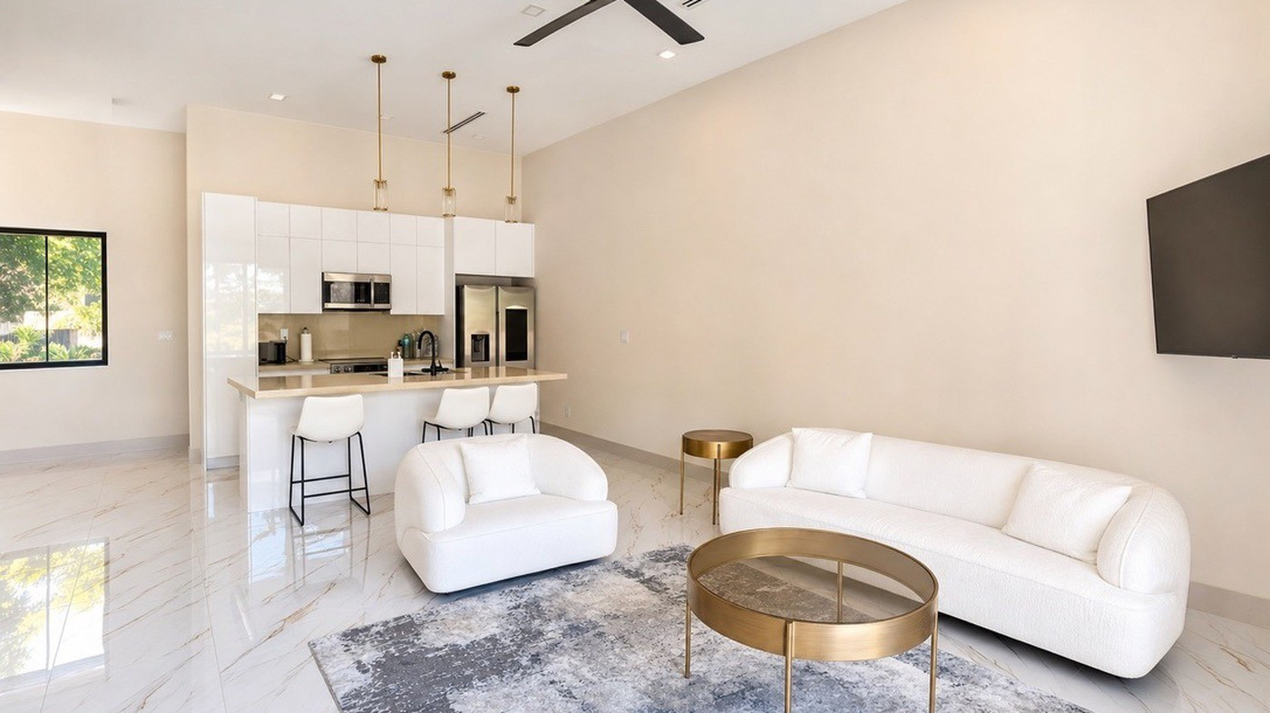 South Ocean Estate living and kitchen