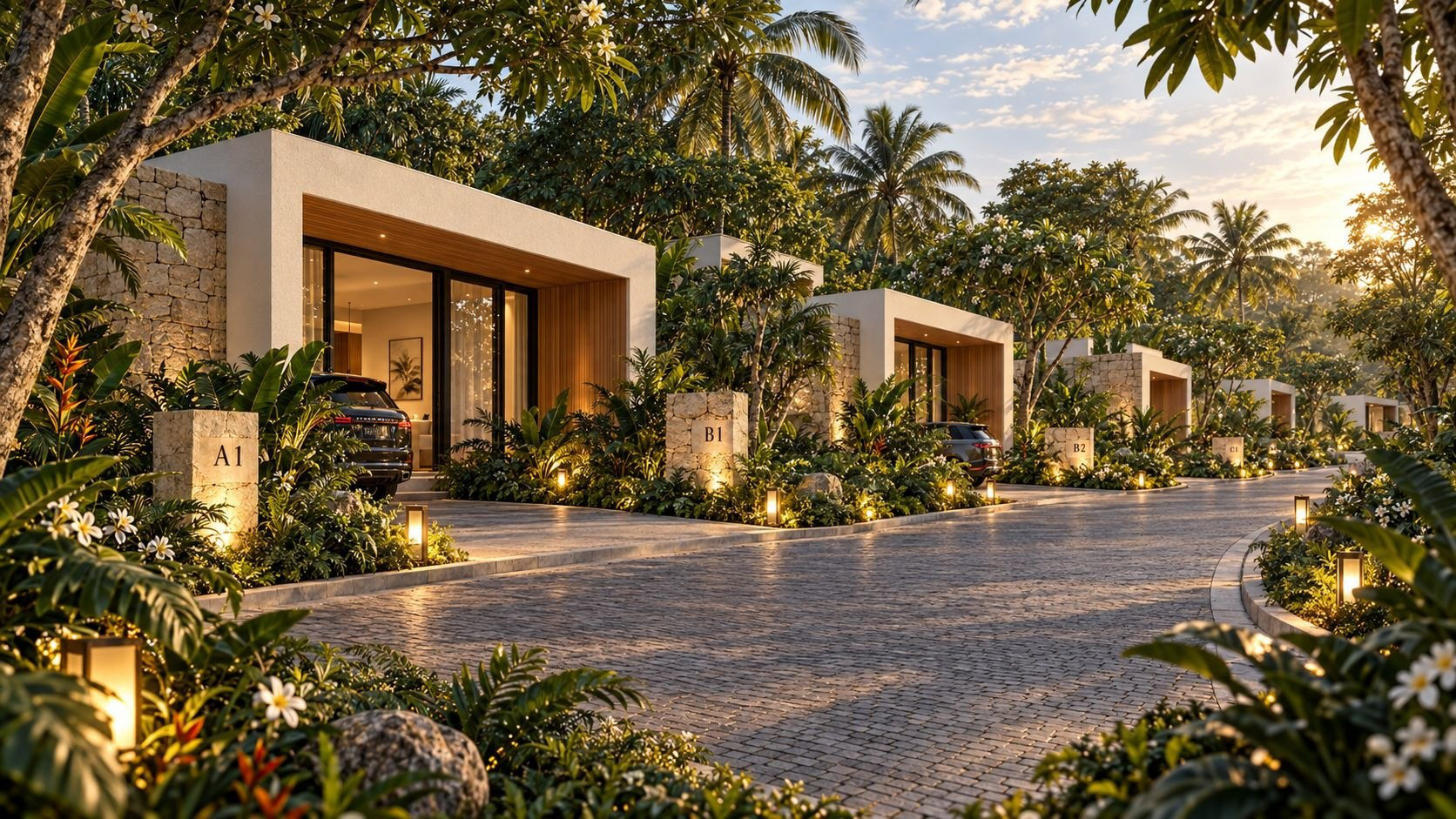 The private lane at Champion Spirit Residences